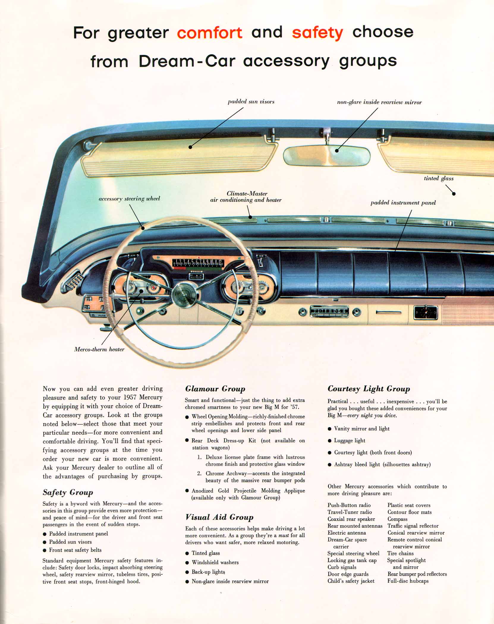 1957 Mercury Brochure Page 8